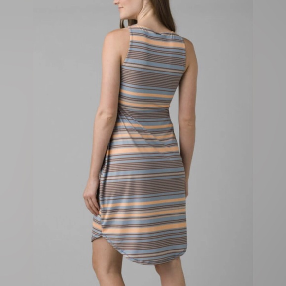 NWT PrAna emerald lake dress red clay stripe women’s - Picture 3 of 5